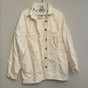 Outland denim size medium oversized denim jacket